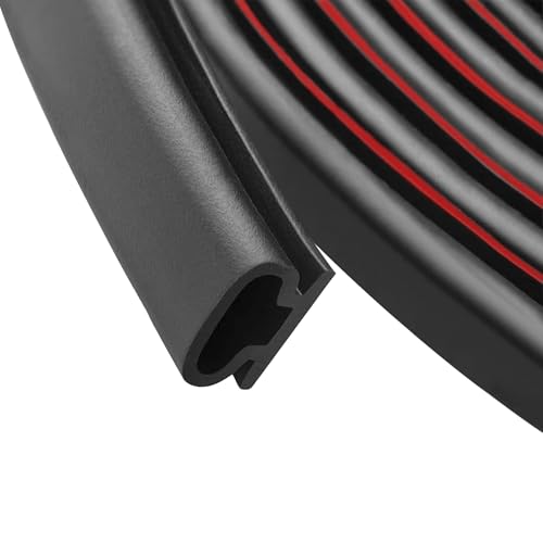Storystore 26 FT Rubber Weather Stripping Door Seal Strip, Self-Adhesive Door Weather Stripping...