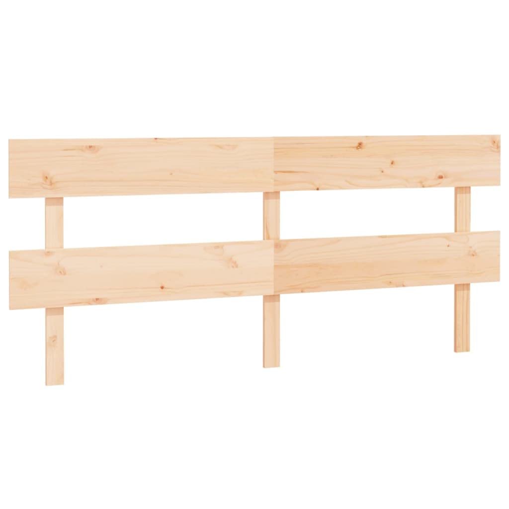 Cabecero de cama de pino (204 x 3 x 81 cm, moderno, resistente, protector de pared y respaldo para dormitorio, dormitorio adolescente y amigos