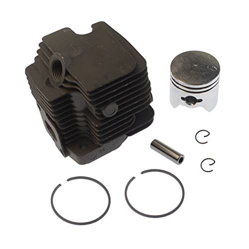 Kit cylindre-piston 34 mm résout perte compression élagueuse G26 - 4