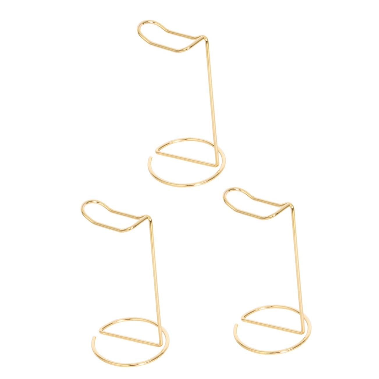 Cabilock Soporte Simple Para Auriculares De 3 Uds Soporte Para Auriculares De Oficina Para Escritorio Para es De Hierro Dorado