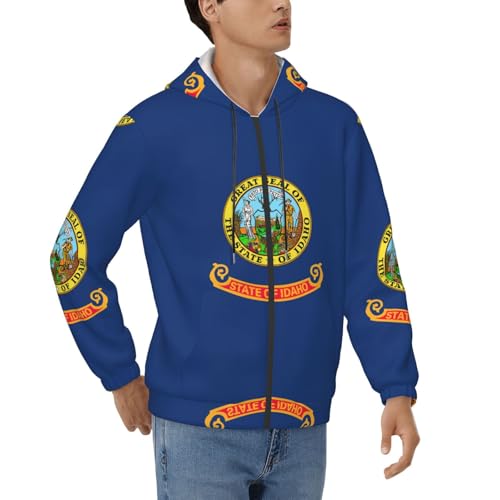 Hoodie Idaho casual à manches longues, idéal pour vos sorties urbaines