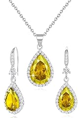 11.November-White Gold Plated | Citrine