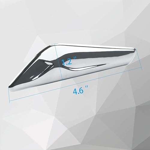 Vista 8 de JDMON Repuesto para guardabarros delantero cromado BMW X3 X4 F25 F26 2013 2014 2015 2016 2017 derecha izquierda Fender Chrome Panel marcador acabado