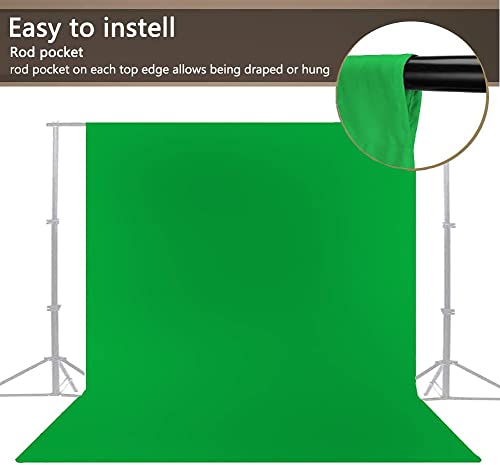 Image of GiftMax 8 x10 FT LEKERA Backdrop Photo Light Studio Photography Background (Green)