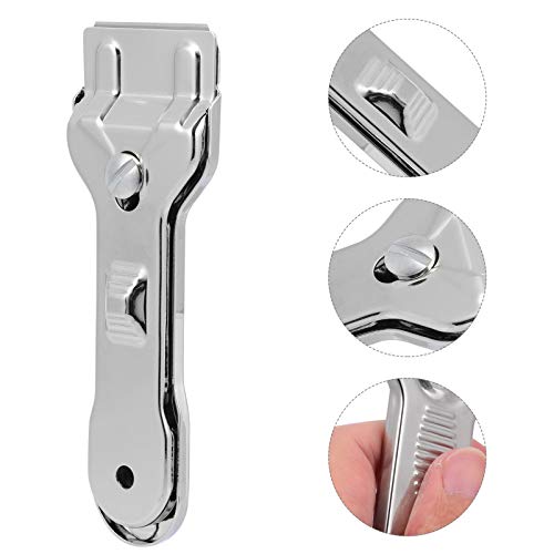 Raspador de vidro Scicalife 2 peças de aço inoxidável raspador de limpeza de cerâmica, adesivo remov