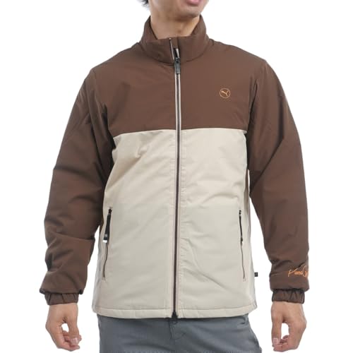 PUMA(プーマ) アウター ゴルフ ストレッチ中綿カラーブロックFZジャケット メンズ