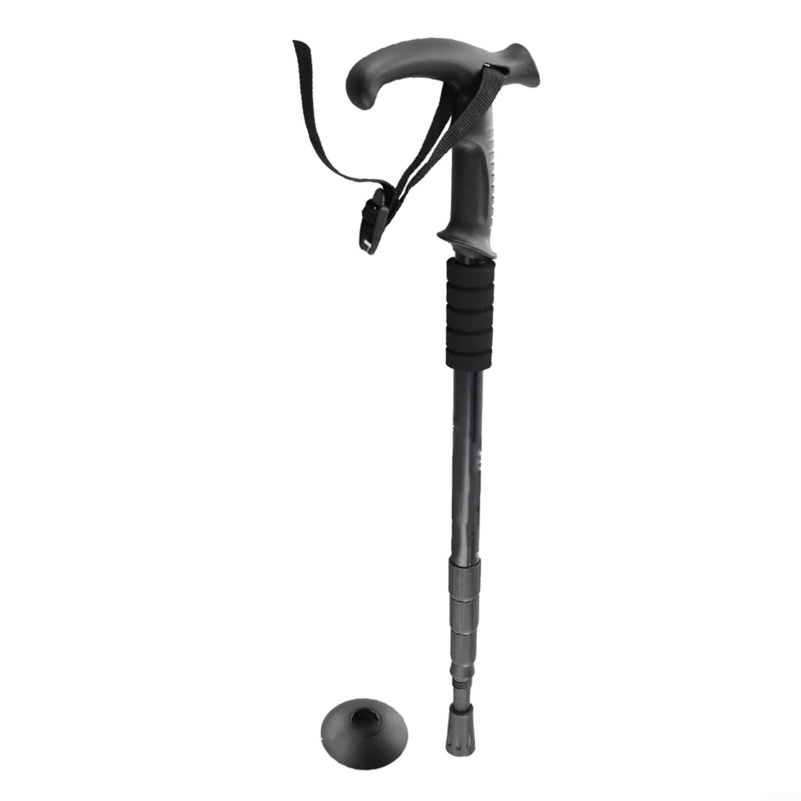 Pieghevole Trekking Bastoni Regolabile 53-110cm In Lega di Alluminio Ammortizzante Antiscivolo Escursioni Per Campeggio Viaggi All'aperto