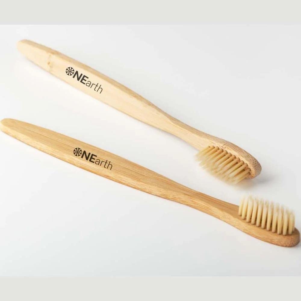 ONEarth Organic Bamboo Toothbrush -[Pack of 2 Natural] (B0BTVRTNN3) Amazon Price History, Amazon Price Tracker