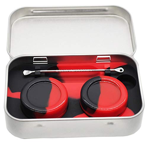 KUVIS Red Black silicone containers image