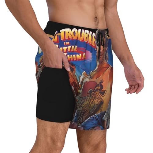 Teen Boys Sports Swim Trunks for Big Trouble in Little China Beach Board Shorts Surf with Pocket Mesh Lining for Sports3