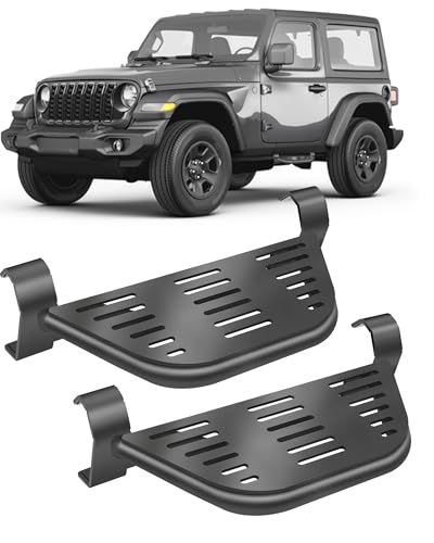 Estribos laterales Rock Rails para Jeep Wrangler 2018-2026 miniatura 1