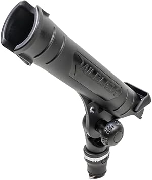 RAILBLAZA Kayak Rod Holder Tube with MiniPort Track Mount Base for Baitcasting, Spinning and Conventional Reels