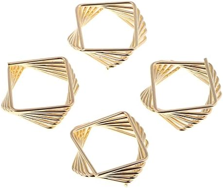 Xiaojikuaipao 4 Pieces Novelty Fashion Jewelry Making Findings Accessory DIY Crafts Metal image 5