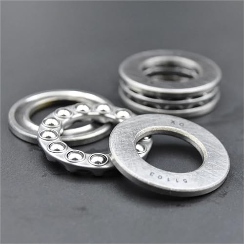Cojinete de empuje plano 2 piezas rodamiento axial 51105 para eje de 25mm 3