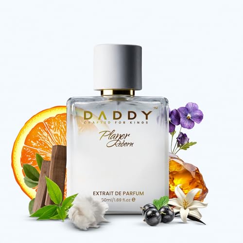 Image of Daddy Player Reborn 50ml Extrait De Parfum for Men | Strong Long Lasting Perfume | Orange Patchouli Cedarwood Lemon Fragrance | Premium Gift for Men