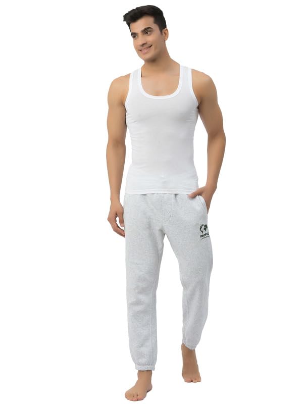 John Players Pack of 2 Classic Cotton Vests in White-picture-10