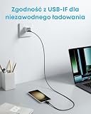 Anker Kabel USB C do szybkiego ładowania, kabel 310 USB C, 60 W, 3A, kabel do szybkiego ładowania dla iPhone 16/15, Samsung Galaxy S22, iPad Pro 2021, iPad Mini 6, iPad Air 4, MacBook Pro 2020, Switch