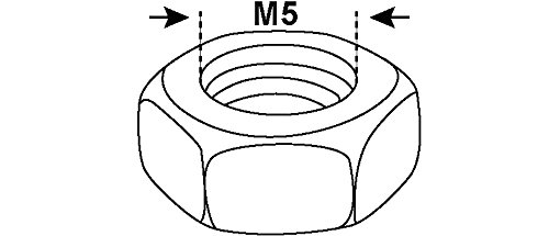 CONNEX KL4620005 Hexagonal Nuts 934 galv. M5 - Image 2