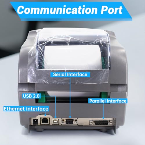 Image of GETPARTS EA2-00-1J005A01 Datamax E-Class E-4205A Mark III Advanced Label Printer Cutter Model 4 IPS Ethernet USB2.0 &Serial Interface+Parallel, No Ribbon Required