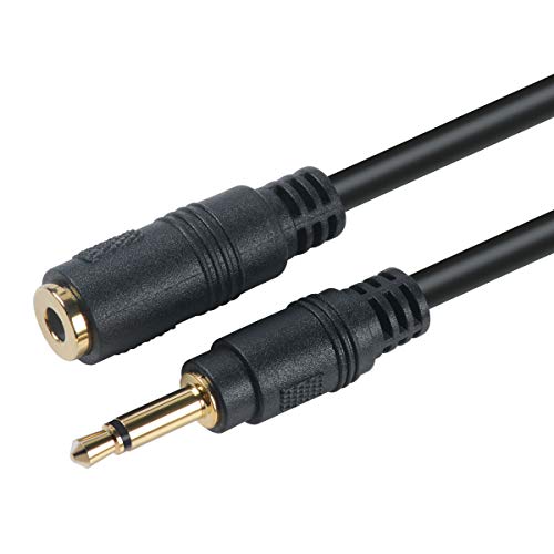 3.5mm Mono Extension 12FT - 12V Trigger, IR Infrared Sensor Receiver Extension Extender, 3.5mm 1/8" TS Monaural Mini Mono Audio Plug Jack Connector Male to Female Cable Wire Cord (12FT)