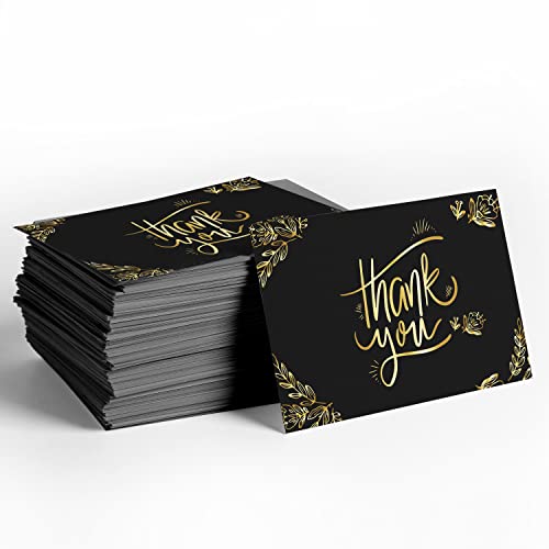 Image of Clickedin - 50 Pieces Thank You Greeting Card Tags for All Occasion