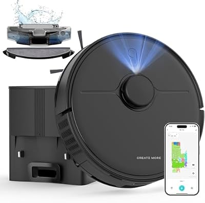 Bagotte Robot Vacuum and Mop,Robotic Vacuums Cleaner with Wi-Fi/App and Voice Control