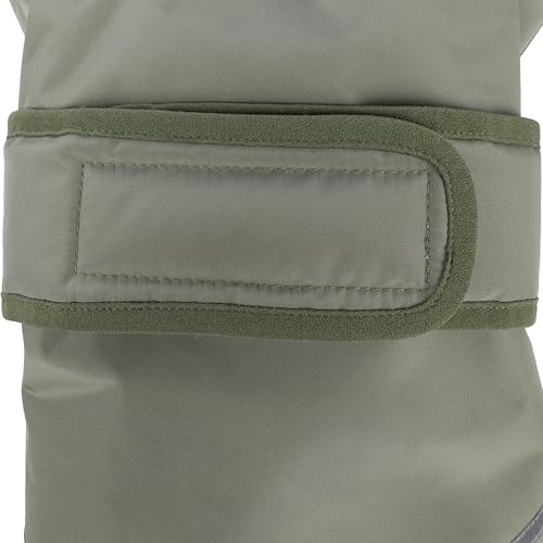 Flamingo Hundemantel Winter – Cujo Grün – 55cm – warm & modisch – Polyester – wasserabweisend – isothermische Innenschicht – Klettverschluss – reflektierende Streifen – Geschirröffnung