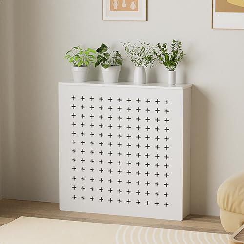 Cubierta de radiador con tubos de protección y estante de fácil instalación