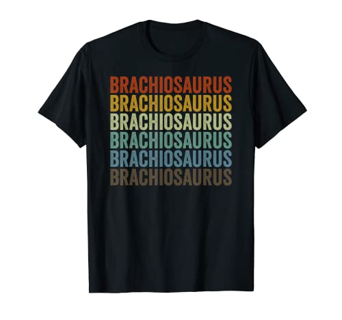 Brachiosaure rétro T-Shirt