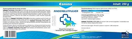 Canina Rinderblutpulver für Hunde & Katzen, 2er Pack (1 x 250 g)
