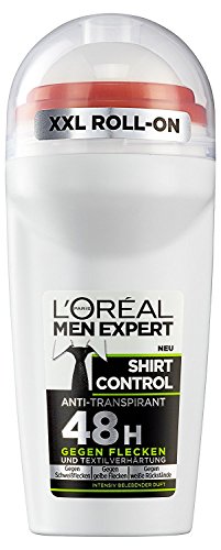L'ORÉAL MEN EXPERT Desodorante Desodorante Roll-On Shirt Control, 50 Ml