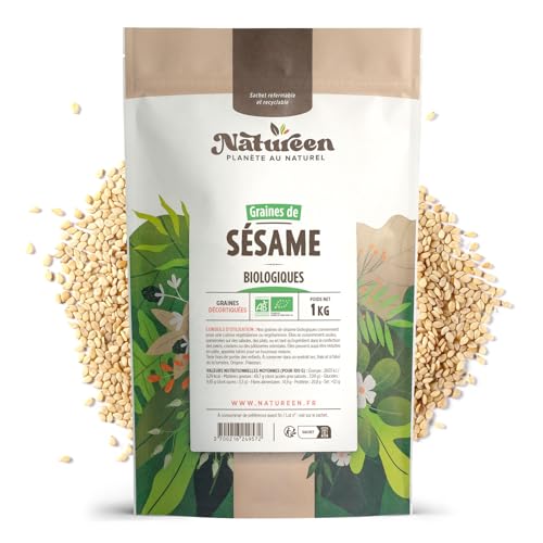 Graines de Sésame Bio - 1kg (Sesamum indicum)