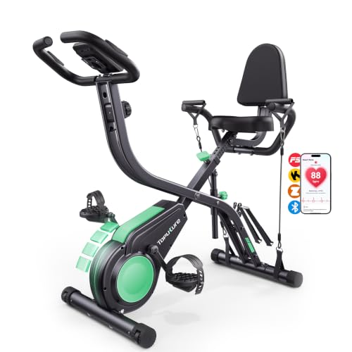 Bicicleta estática plegable 5 en 1 para hacer ejercicio sin ocupar espacio