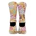 SESLFLKPJK Fashion Crew Dress Socks for Training, Football, Easter Rabbit Eggs Art Compression Sock Winter Warm Socks for Boys Girls, Trekking, Athletic Socks Slipper Socks