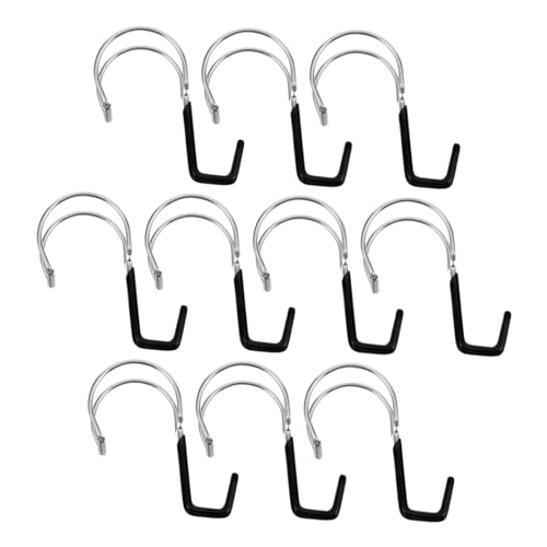 OKUMEYR 304 Stainless Steel s Hooks 10 Pack Hanging Hooks for Kitchen Bathroom Coat Rack Wardrobe Easy to Install