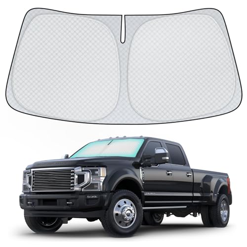 INSAUTO Windshield Sun Shade for 2017-2024 2025 Ford F250 F350 ...