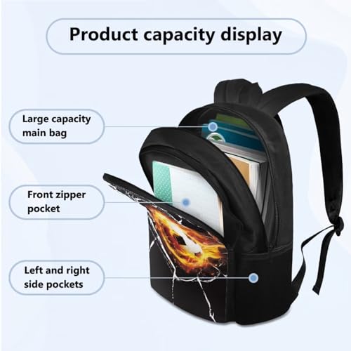 Soccer backpack for Boys Elementary Middle School 8-12 Years Old Cool Teen Bookbag Set with Lunch Box and Pencil Bag Kids Travel Book Bag Back to School Supplies3