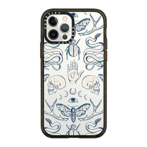 Coque iPhone 12 Pro CASETiFY Magick style urbain bleu transparent