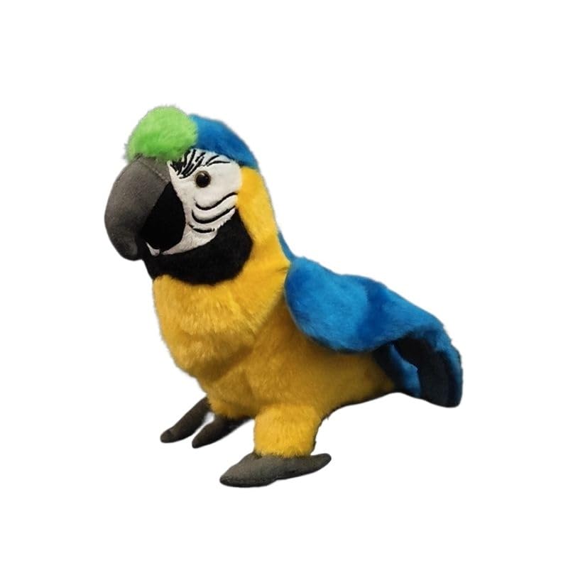 Peluche Ara bleu et or oiseau câlin pour apporter de la joie aux enfants