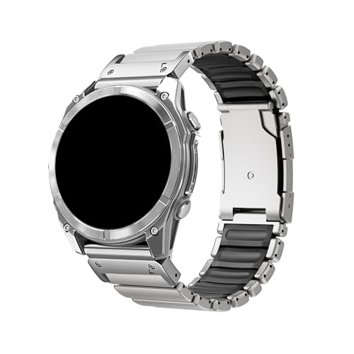 Bracelet titane 26mm anti-irritation pour Garmin Fenix 8