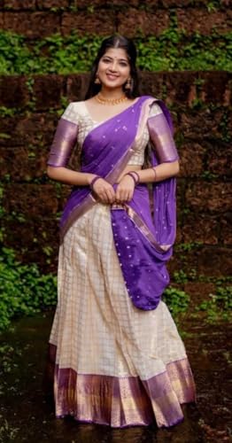 Image of RENVAANI FASHION Women's Traditional Un-Stitched Lehenga Choli | Lehenga Choli for Women | Ethnic Wear Heavy Work Lehenga Choli With Dupatta