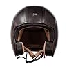 Royal-Enfield-Granado-Neo-Helmet-ISI-and-DOT-Certified-Leather-Outer-Shell-High-Impact-Grade-Thermoplastic-Impact-Protection-Vented-EPS-Dark-Brown-L Royal Enfield Granado Neo Helmet | ISI and DOT Certified Leather | Outer Shell: High Impact Grade Thermoplastic | Impact Protection: Vented EPS Dark Brown | L