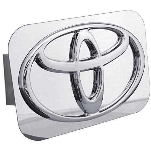 Au-TOMOTIVE GOLD Logo Trailer Hitch Plug for Toyota (Chrome)