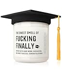 Shqiueos Funny Graduation Gift for Her Him, Graduation Candle for Women Men Lavender Scented 7oz, 2026 Graduations Gifts for Masters Degree, College, High School, PhD Grad Gift for Nurse Law School