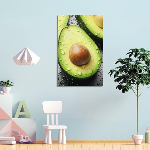 Poster moderne avocat décoration murale fruit suspendu 50x75