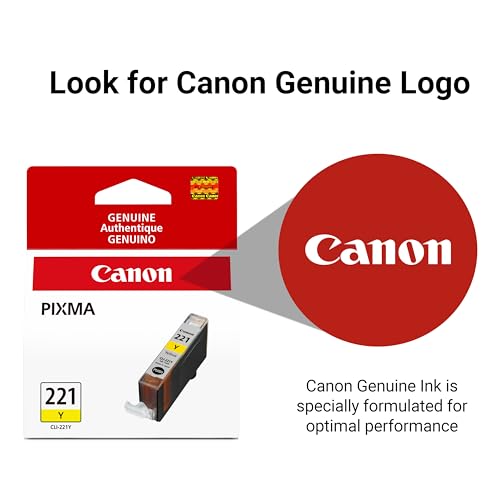 Canon CLI-221 Genuine Yellow Ink Tank, Compatible with MP980, MP560, MP620, MP640, MP990, MX860, MX870, iP4600, iP3600, and iP4700 Printers - image 5