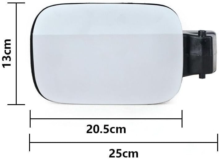 Miniatura 2 de Tapa Tapa de tanque de gas Tapa de llenado de combustible Puerta de repuesto 561809857 apto para VW Passat 2012 2013 2014 2015 2016 2017 2018