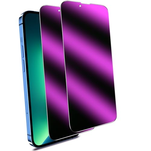 Verre trempé anti-espion iPhone 14 Plus et iPhone 13 Pro Max protecteur écran anti-rayures