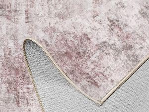 4x6 Area Rug Living Room Rugs - Washable Neutral Modern Abstract Soft Thin Large Rug Indoor Floor No Slip Rug Carpet for Bedroom Under Dining Table Home Office Decor - Pink Grey