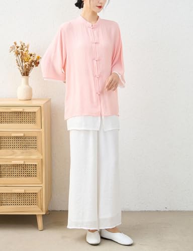 Conjunto de ropa Zen Two de diseño cuidado con sofisticado pantalón ancho de mujer 2